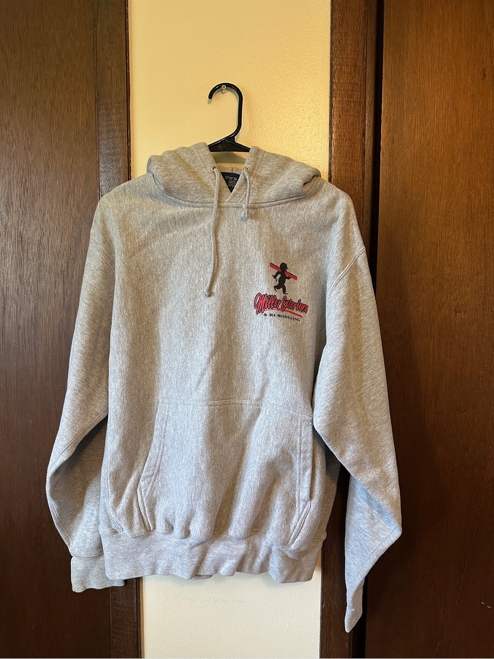 Miller Exteriors Men’s Crossweave Hoodie size medium